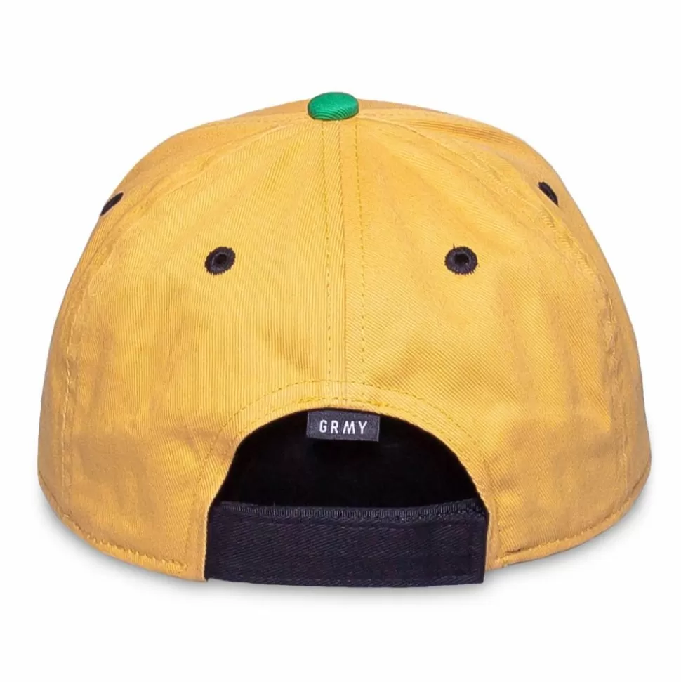 Head Wear*Grimey "Strange Fruit" Curved Visor Cap Yellow - Spring 21