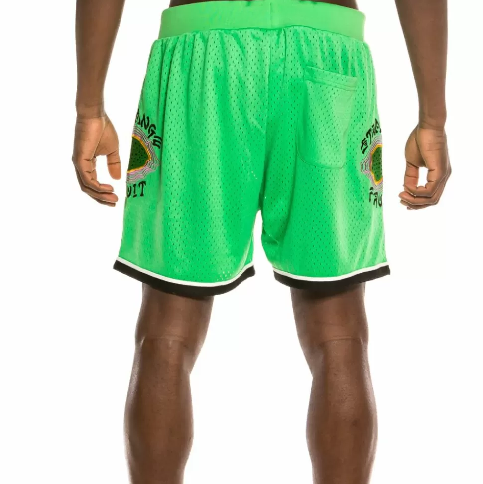 Shorts*Grimey "Strange Fruit" Mesh Shorts Green - Spring 21