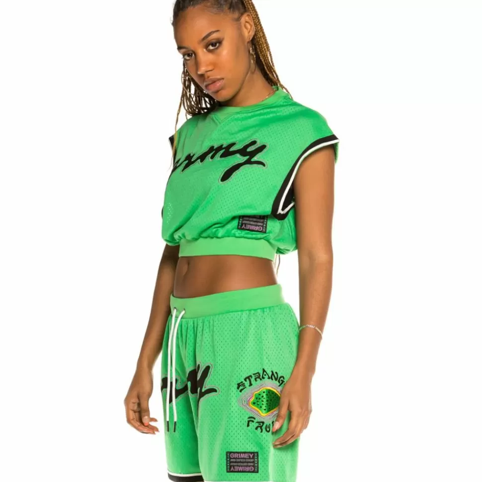 Tees & Tops*Grimey Strange Fruit Mesh Top Green - Spring 21