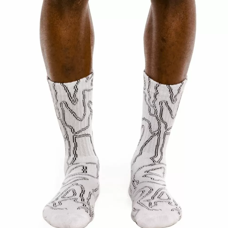 Socks*Grimey "Strange Fruit" Socks - White - Spring 21