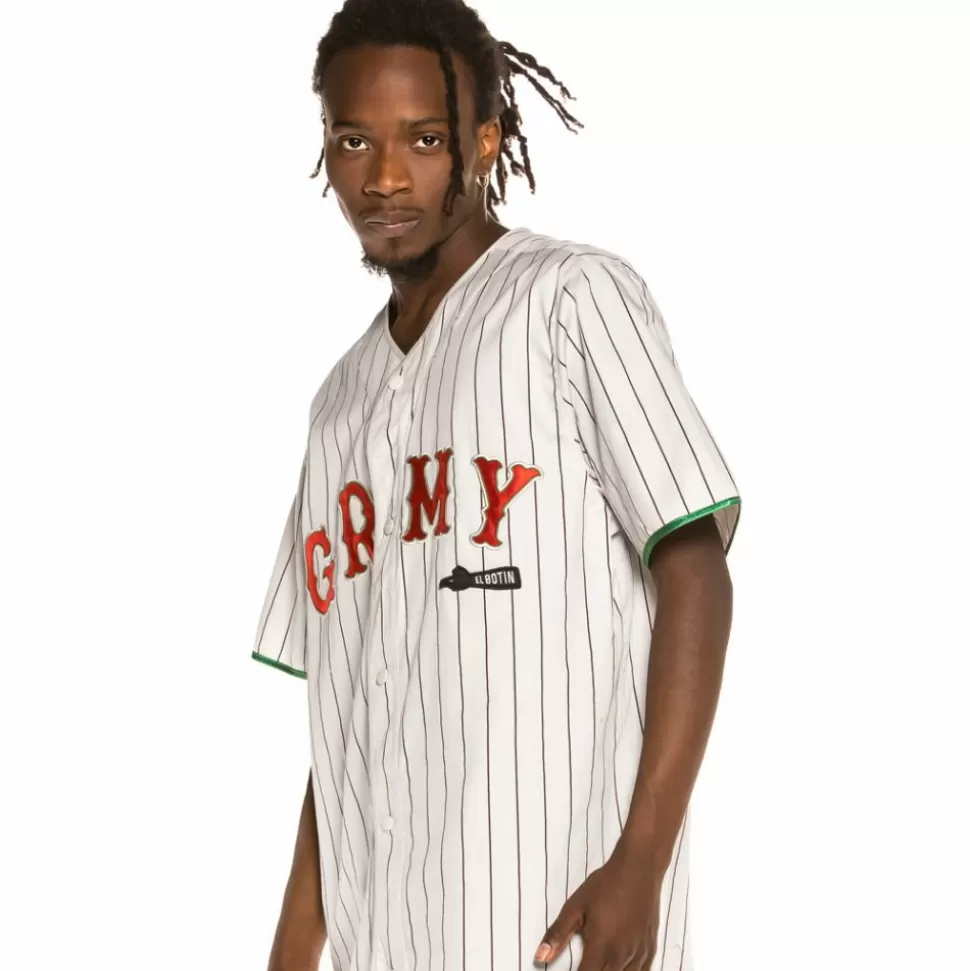 Shirts*Grimey "The Loot - El Botin" Baseball Jersey White - Spring 21