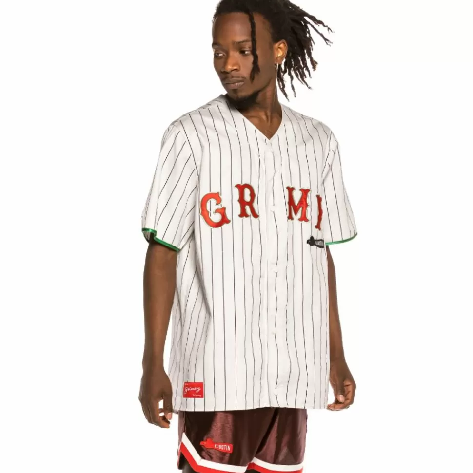 Shirts*Grimey "The Loot - El Botin" Baseball Jersey White - Spring 21