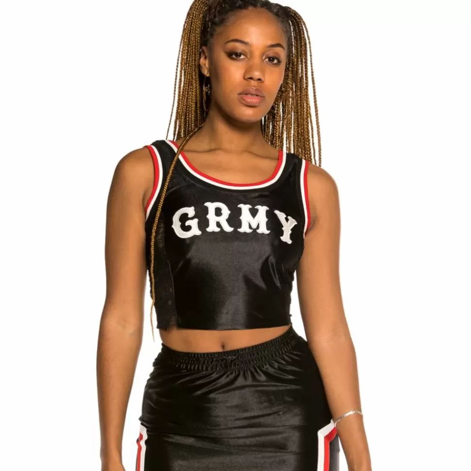 Tees & Tops*Grimey "The Loot" Girl Top Black - Spring 21