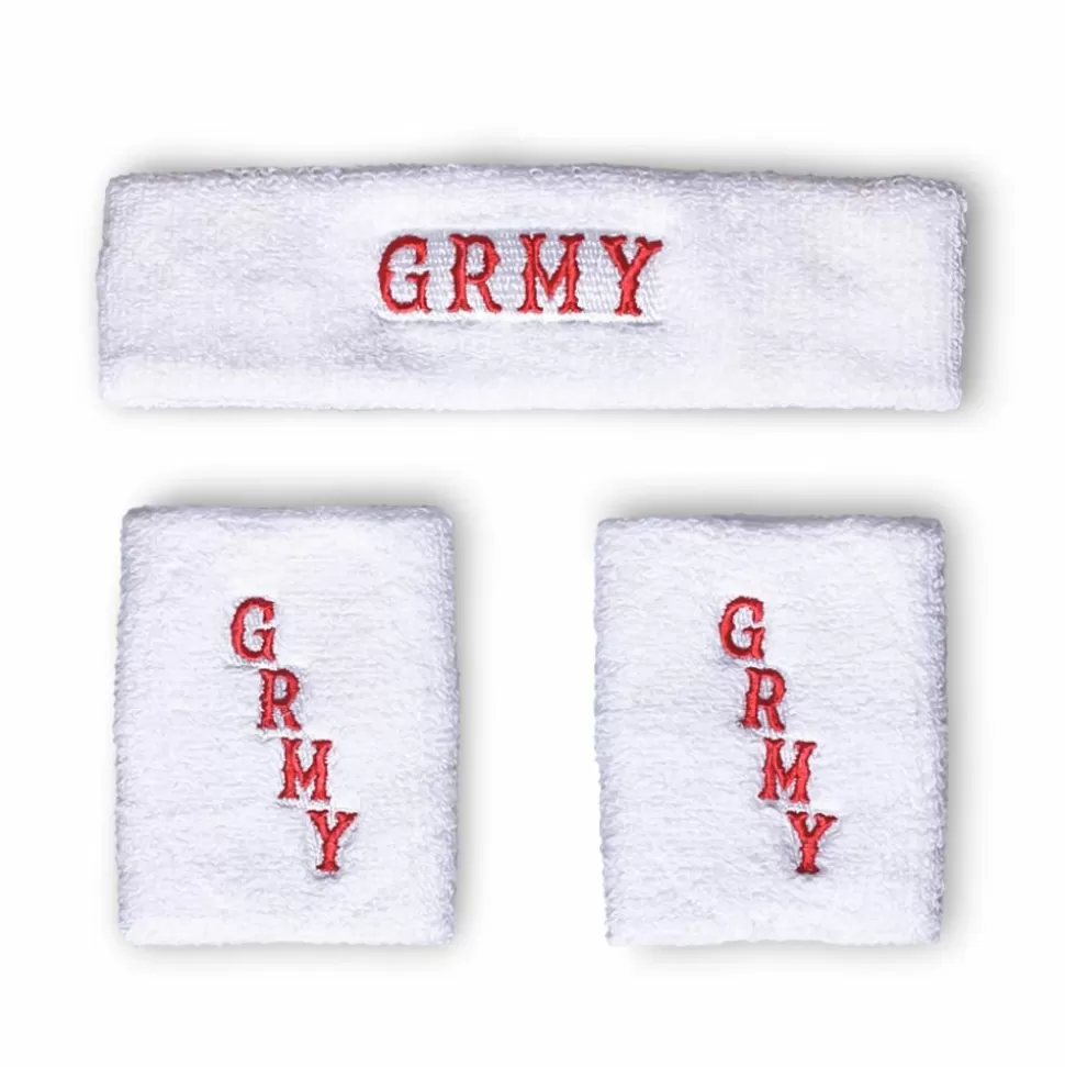 Misc*Grimey "The Loot" Headband + Wristband Pack Spring 21 White