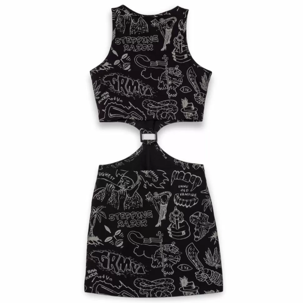 Dresses*Grimey The Toughest Girl Dress - Black - Spring 23