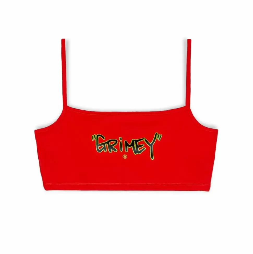 Tees & Tops*Grimey The Toughest Girl Top - Red - Spring 23