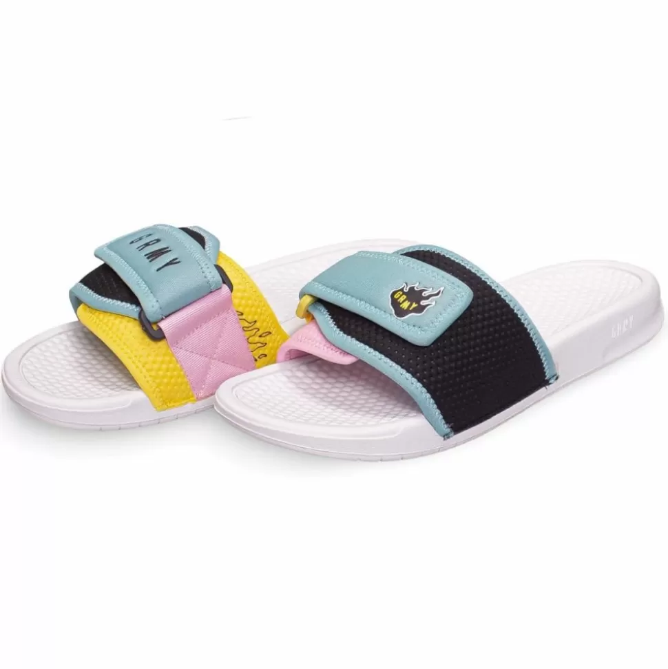 Misc*Grimey "Trespass" Slides - Multicolor - Summer 22