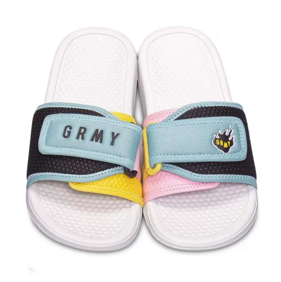Misc*Grimey "Trespass" Slides - Multicolor - Summer 22
