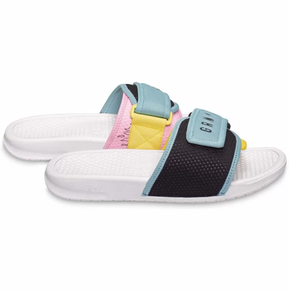 Misc*Grimey "Trespass" Slides - Multicolor - Summer 22
