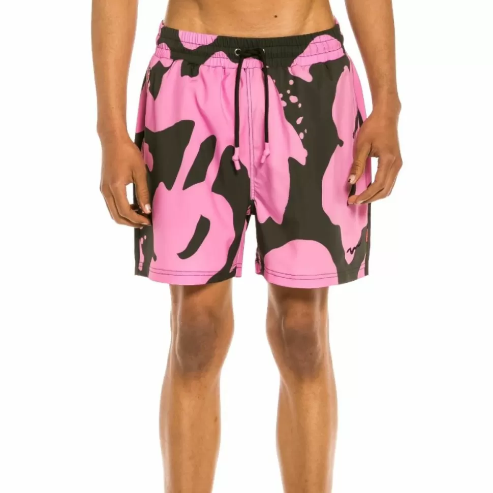 Swimwear*Grimey "Trespass" Swimming Short - Pink - Summer 22