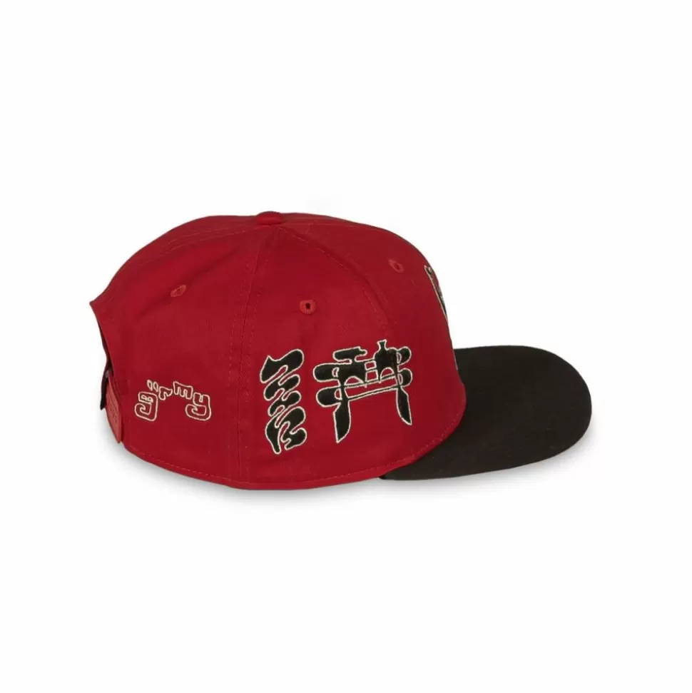 Head Wear*Grimey Tusker Temple Bicolor Snapback Cap - Red - Fw23