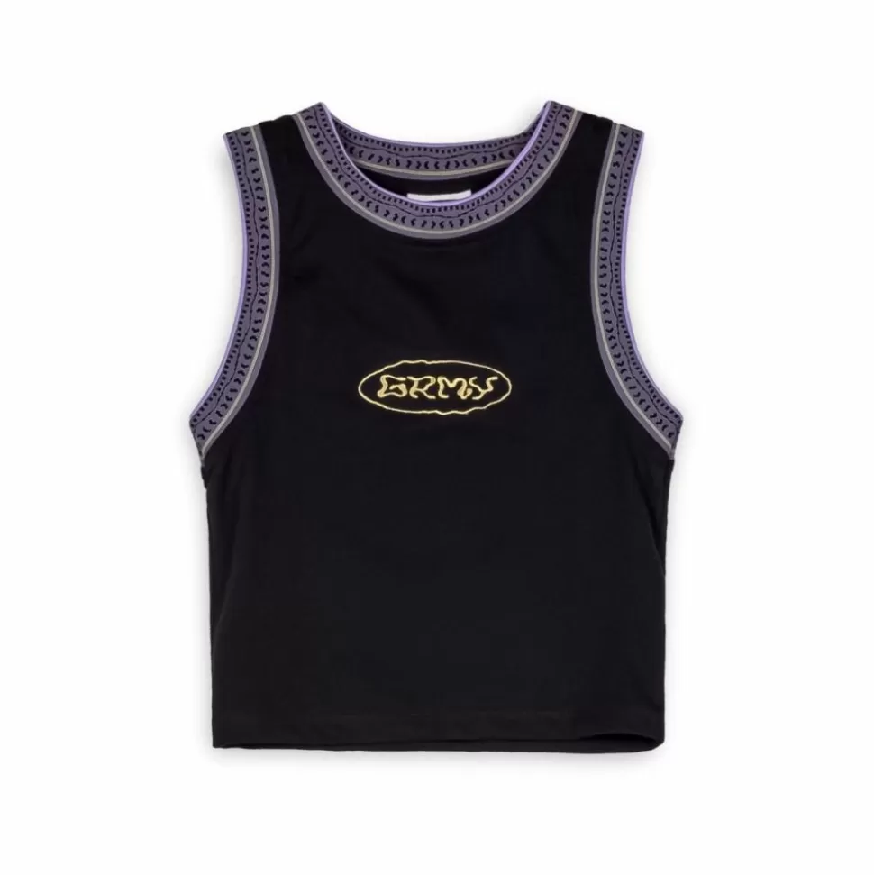 Tees & Tops*Grimey Ufollow Girl Top - Black - Spring 23