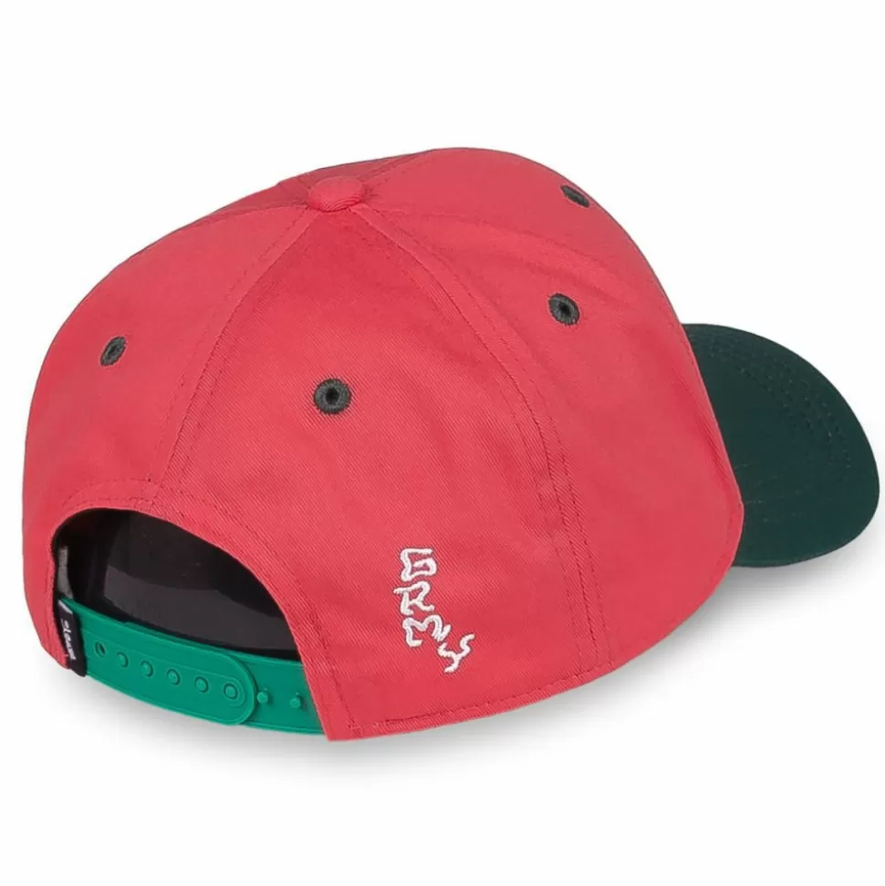 Head Wear*Grimey Ufollow New Mexico Curved Visor Cap - Red - Spring 23