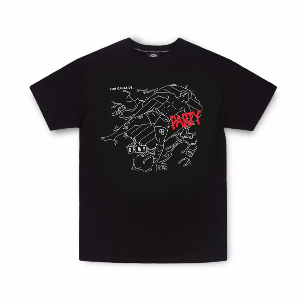 Music*Grimey X Kru2 Tee - Black ( Limited Edition )