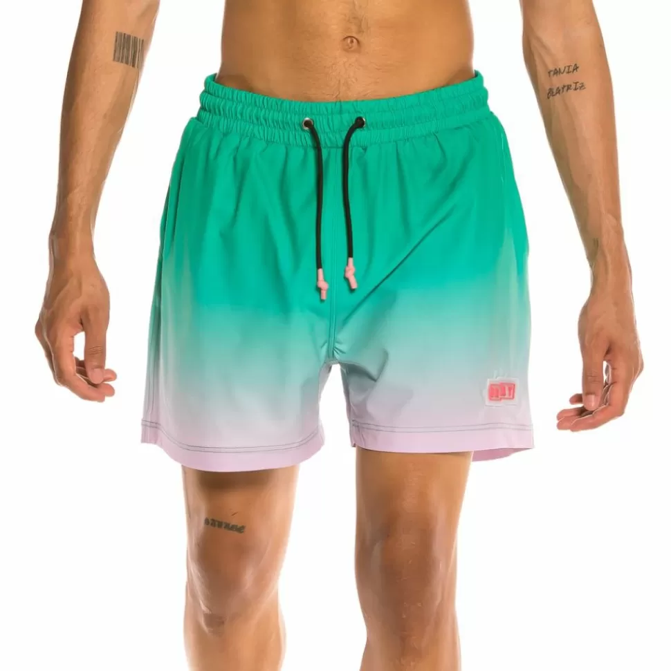 Swimwear*Grimey Yanga Swimming Shorts Gradient Ss20 Green