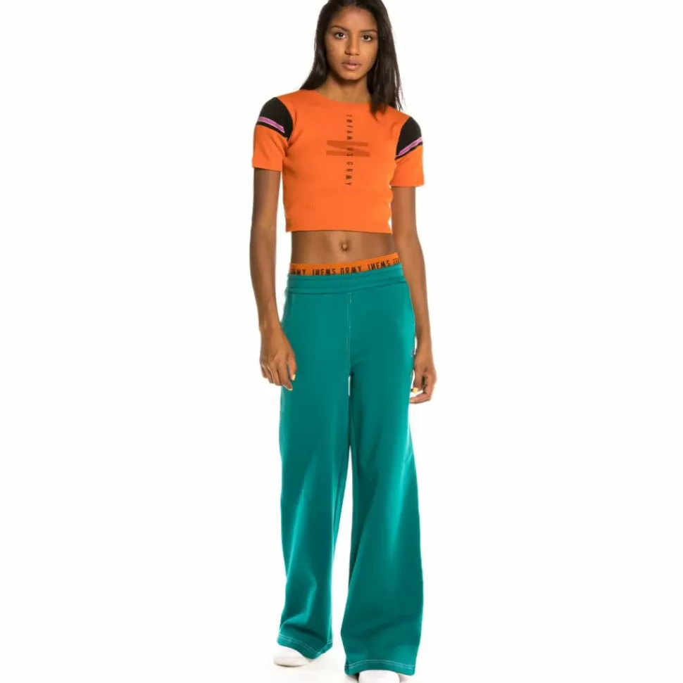 Women Outfits*Grimey Pack Crop Top + Track Pants Nite Marauder Fw20 Green/Brick