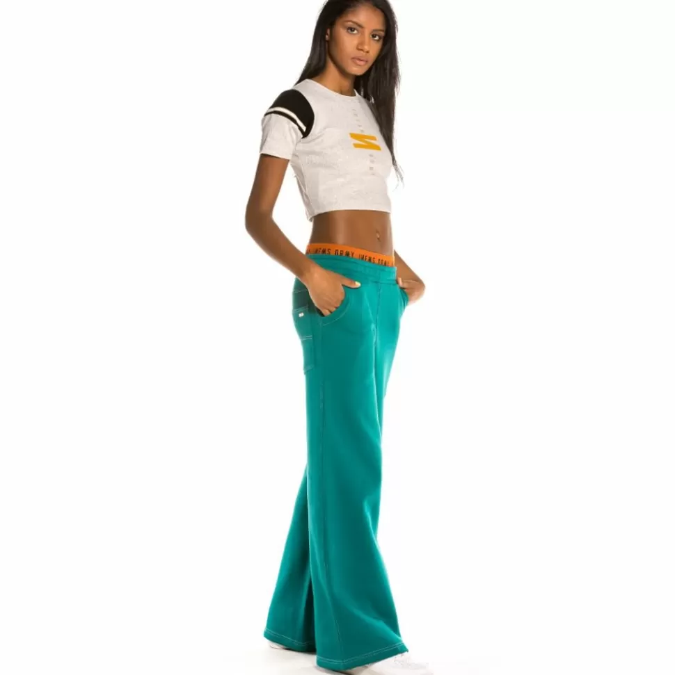 Women Outfits*Grimey Pack Crop Top + Track Pants Nite Marauder Fw20 Green/Grey