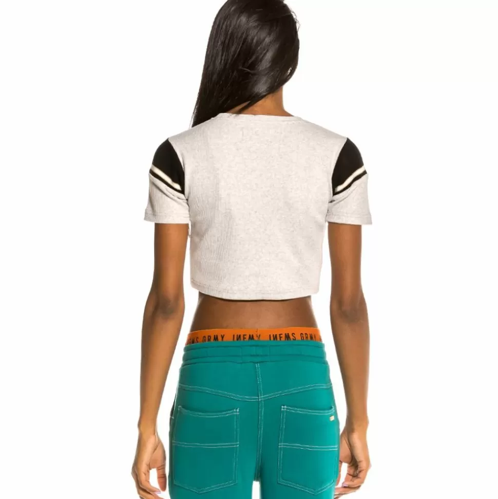 Women Outfits*Grimey Pack Crop Top + Track Pants Nite Marauder Fw20 Green/Grey