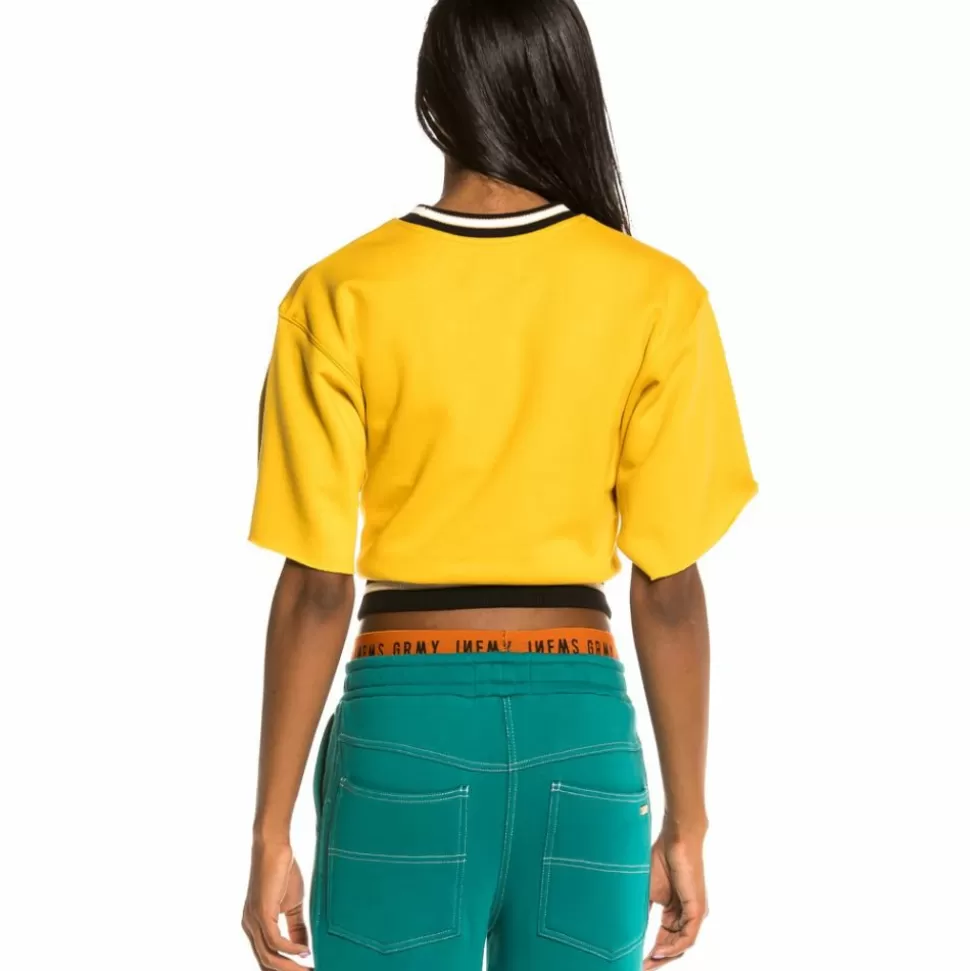 Women Outfits*Grimey Pack Crop Top + Track Pants Nite Marauder Fw20 Green/Mustard