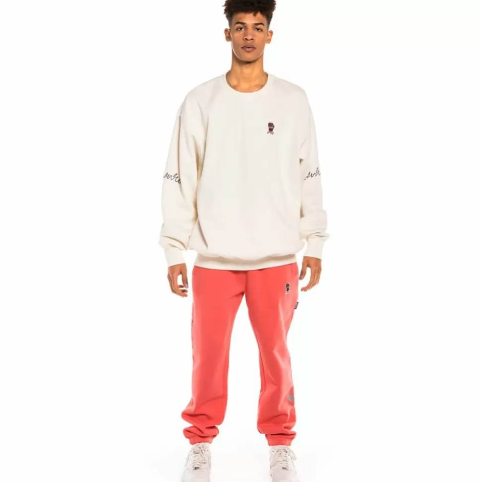 Outfits*Grimey Pack Pant + Crewneck "Day Dreamer" - Coral/White - Spring 22
