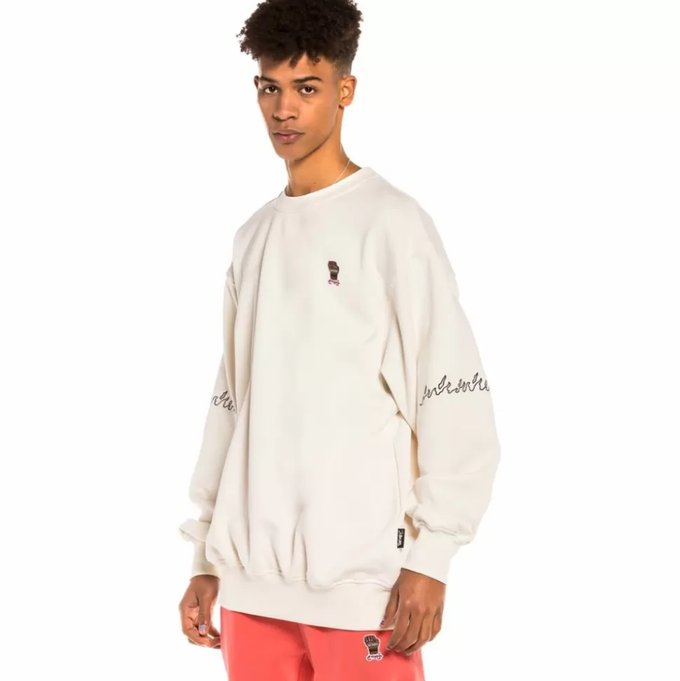 Outfits*Grimey Pack Pant + Crewneck "Day Dreamer" - Coral/White - Spring 22