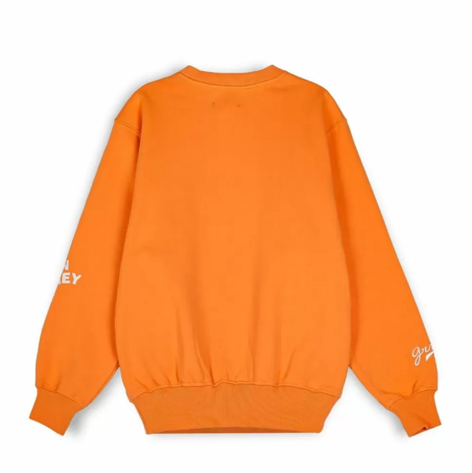Outfits*Grimey Pack Pant + Crewneck "Hive" Heavyweight - Orange - Fall 22