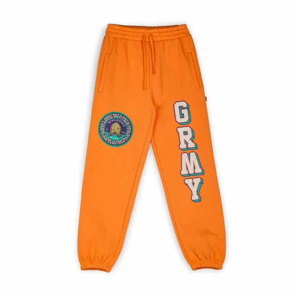 Outfits*Grimey Pack Pant + Crewneck "Hive" Heavyweight - Orange - Fall 22