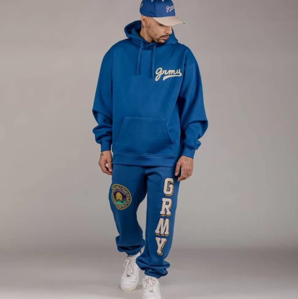 Outfits*Grimey Pack Pant + Hoodie "Hive" Heavyweight - Blue - Fall 22