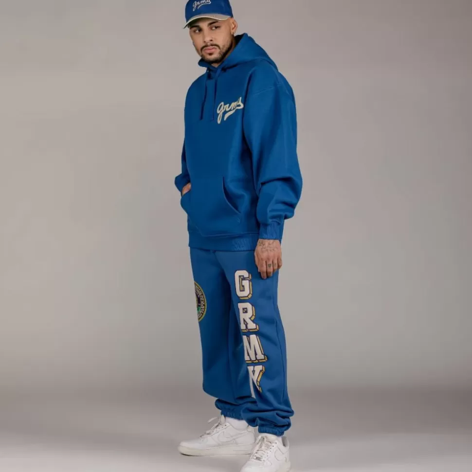 Outfits*Grimey Pack Pant + Hoodie "Hive" Heavyweight - Blue - Fall 22