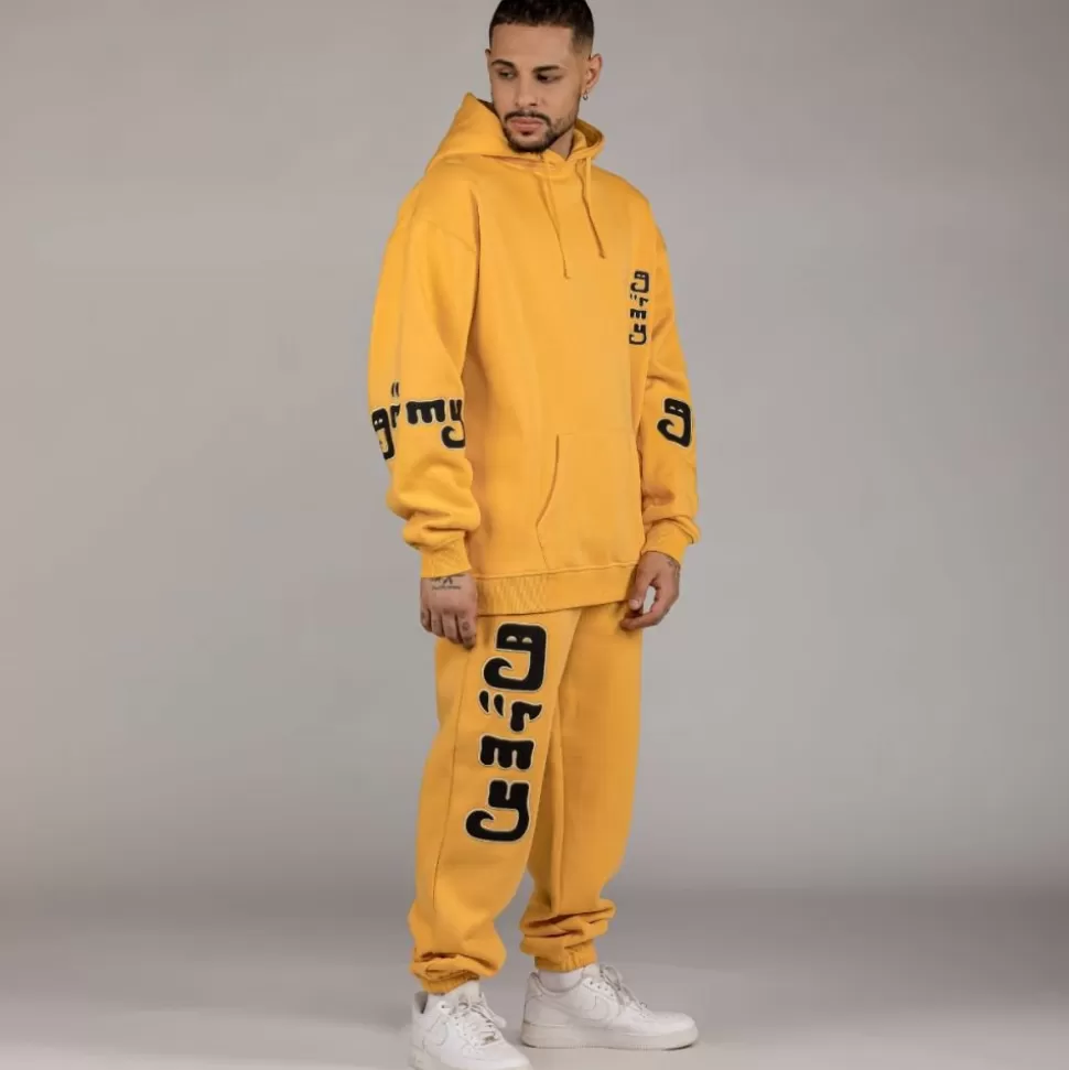 Outfits*Grimey Pack Pant + Hoodie "Lust Mantra" - Yellow - Fall 22