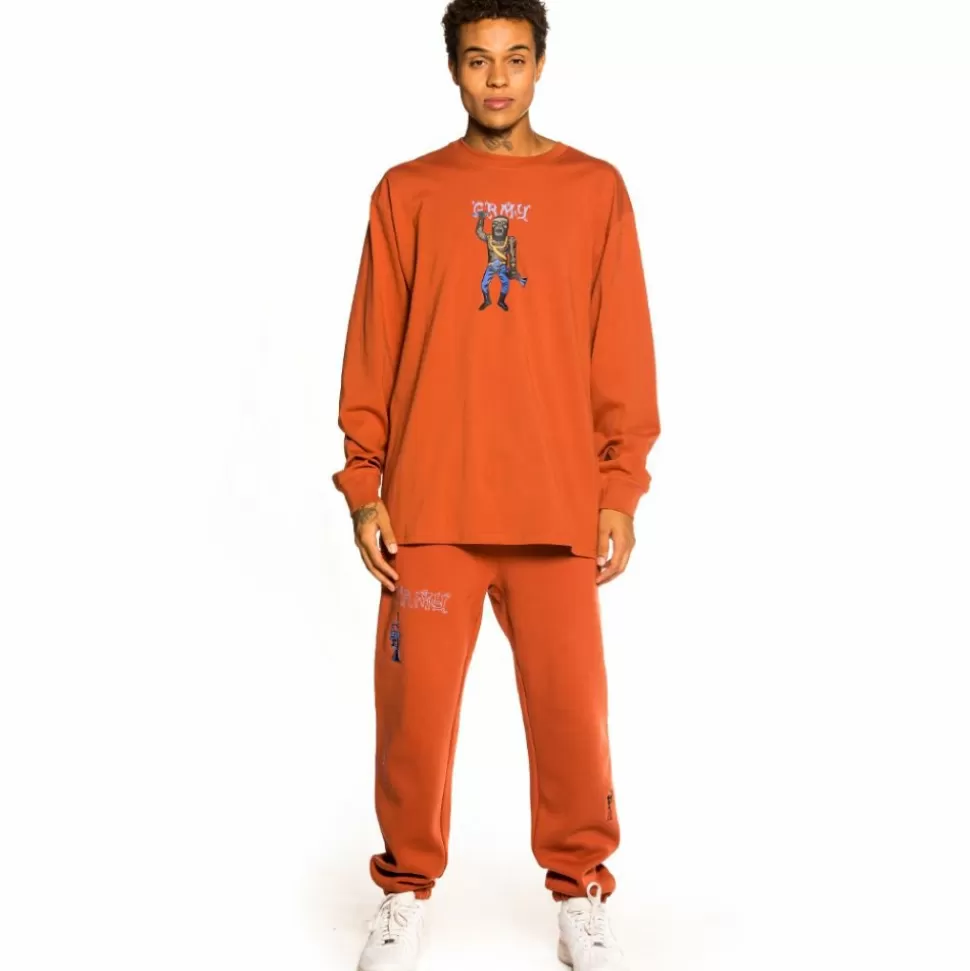 Outfits*Grimey Pack Pant + Ls Tee "Jazz Thing" - Ochre - Fall 21