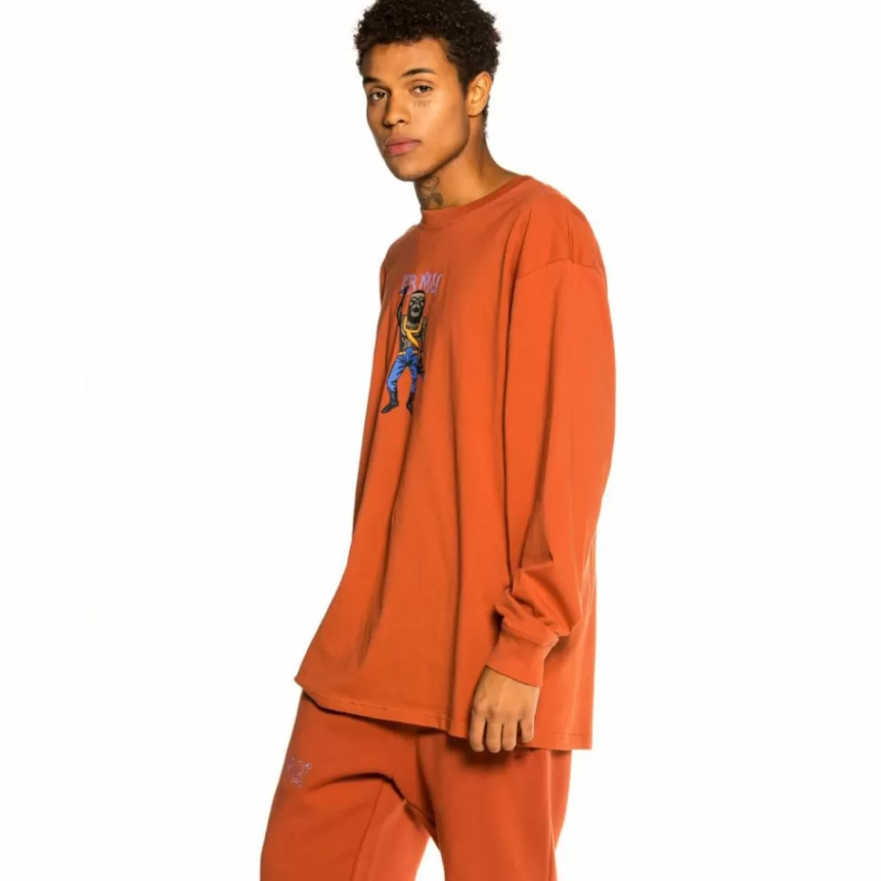 Outfits*Grimey Pack Pant + Ls Tee "Jazz Thing" - Ochre - Fall 21