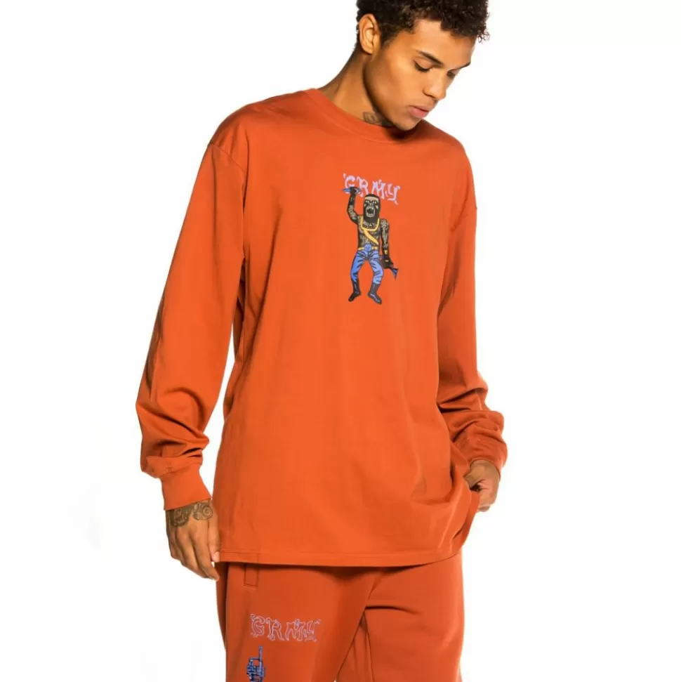 Outfits*Grimey Pack Pant + Ls Tee "Jazz Thing" - Ochre - Fall 21