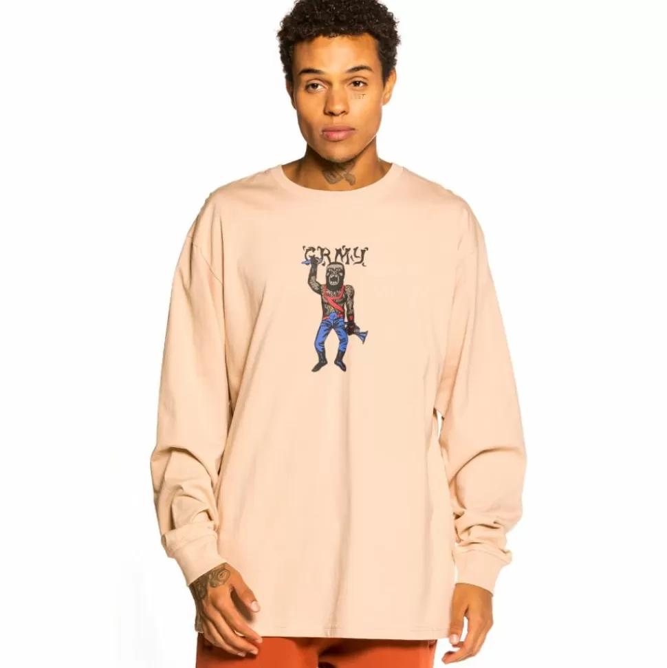 Outfits*Grimey Pack Pant + Ls Tee "Jazz Thing" - Ochre/Cream - Fall 21