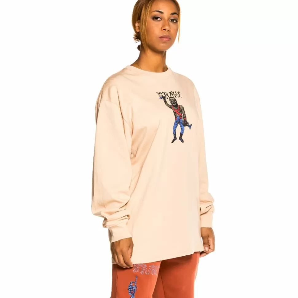 Women Outfits*Grimey Pack Pant + Ls Tee "Jazz Thing" - Ochre/Cream - Fall 21
