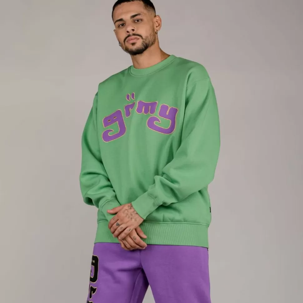 Outfits*Grimey Pack Pant + Sweatshirt "Lust Mantra" - Purple/Green - Fall 22