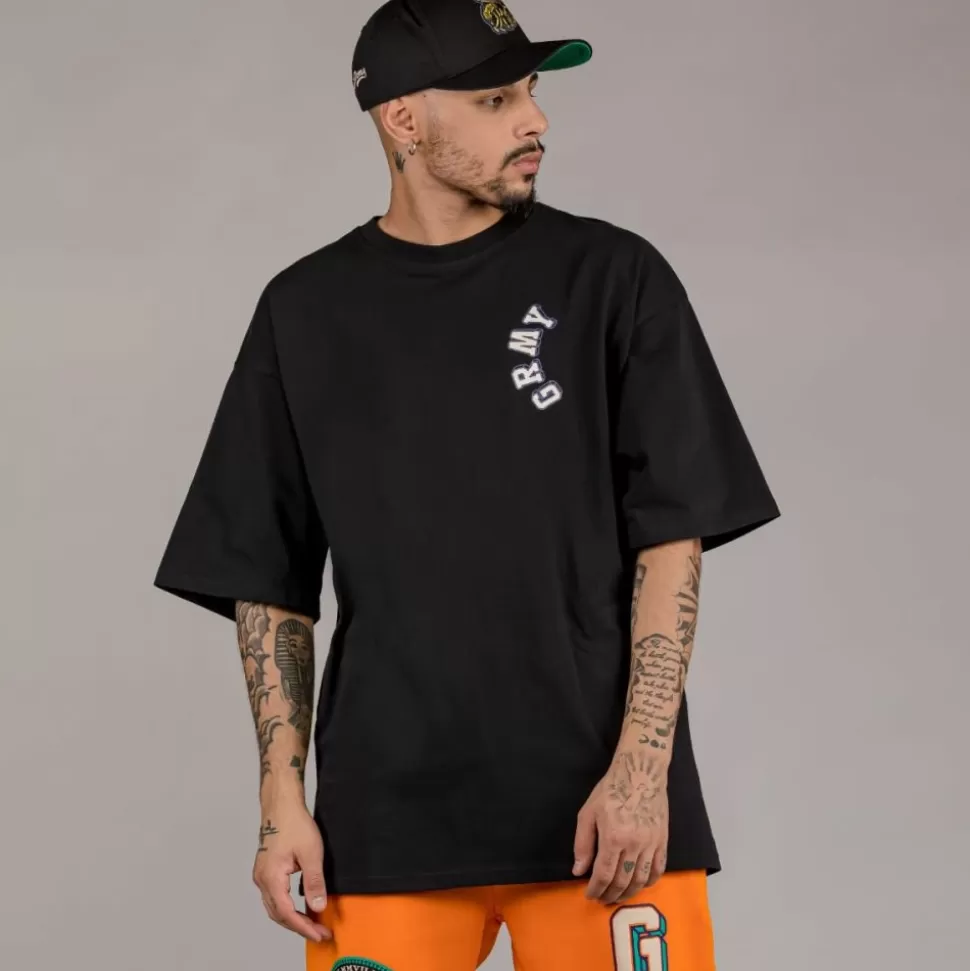 Outfits*Grimey Pack Pant + Tee "Hive" Heavyweight - Black/Orange - Fall 22