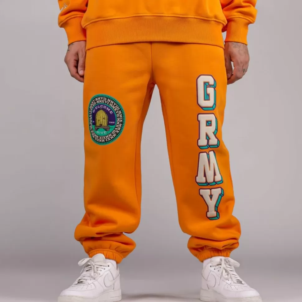 Outfits*Grimey Pack Pant + Tee "Hive" Heavyweight - Black/Orange - Fall 22