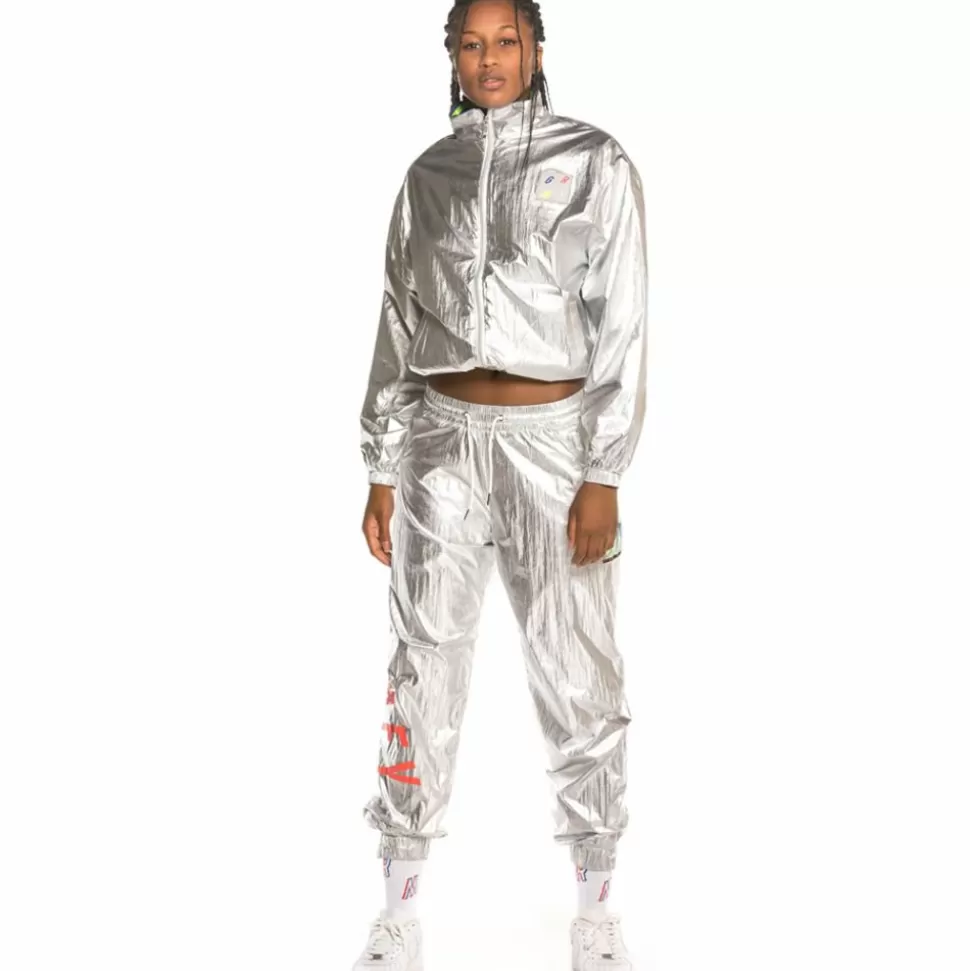 Women Outfits*Grimey Pack Pant + Track Jacket Planet Noire Girl Fw19 Silver