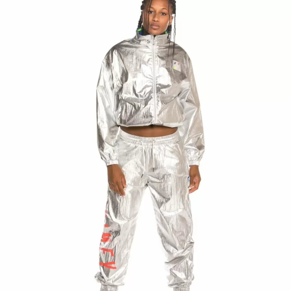 Women Outfits*Grimey Pack Pant + Track Jacket Planet Noire Girl Fw19 Silver