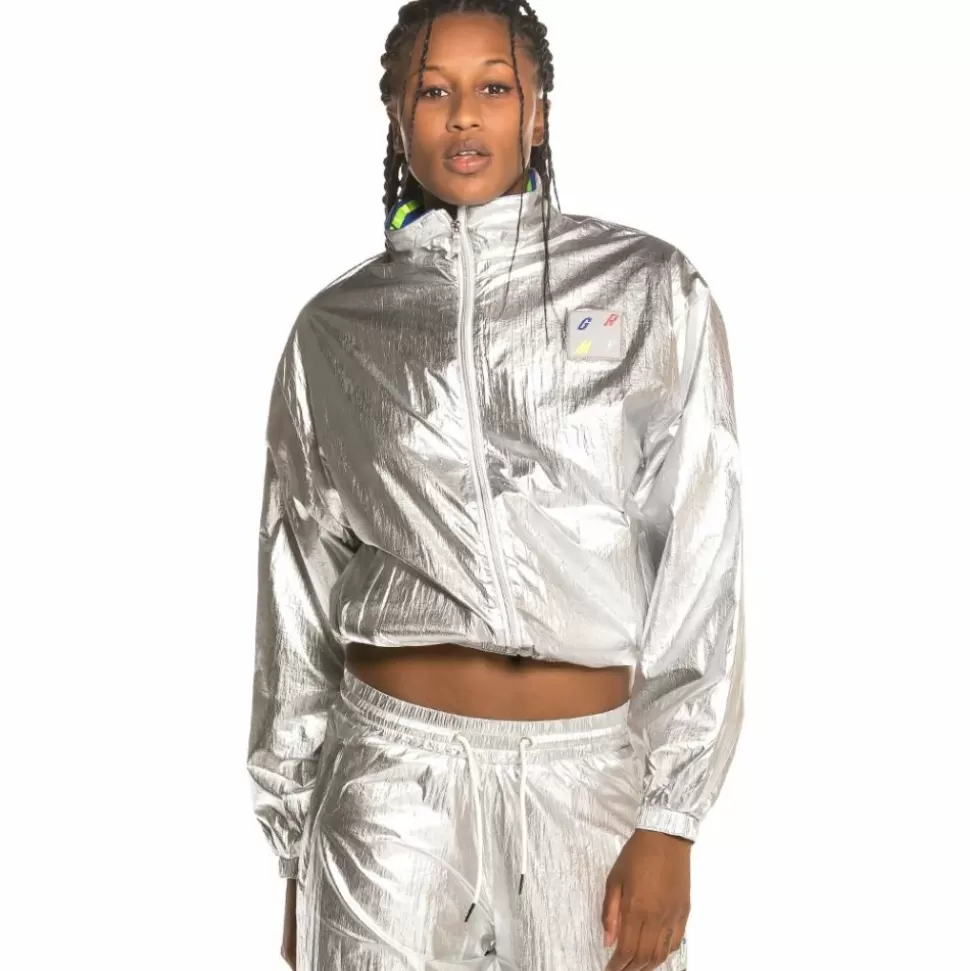 Women Outfits*Grimey Pack Pant + Track Jacket Planet Noire Girl Fw19 Silver