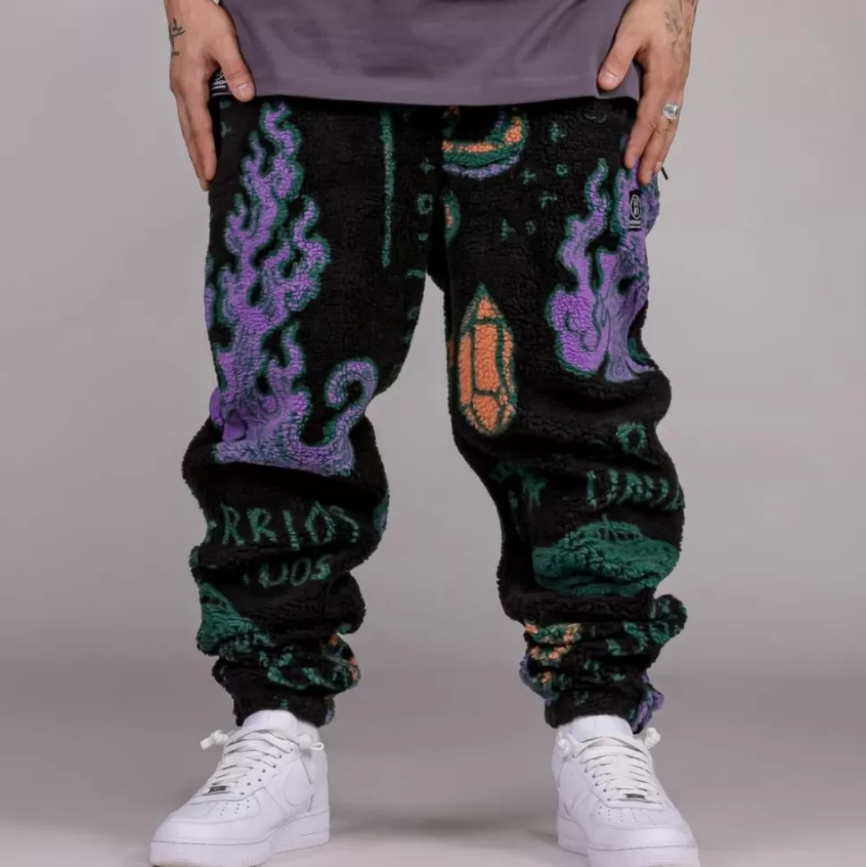 Outfits*Grimey Pack Sherpa Pant + Tee Lost Boys - Black/Anthracite- Winter 22