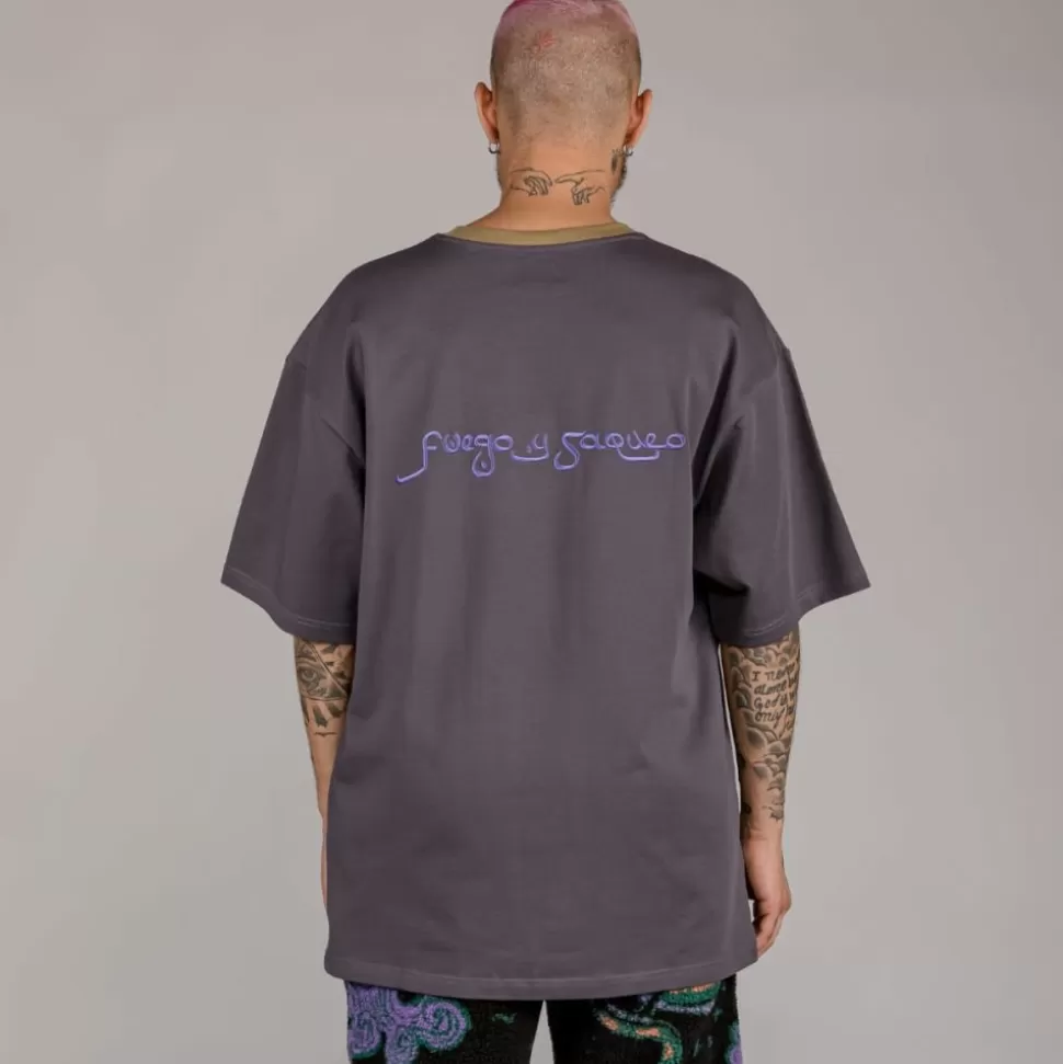 Outfits*Grimey Pack Sherpa Pant + Tee Lost Boys - Black/Anthracite- Winter 22