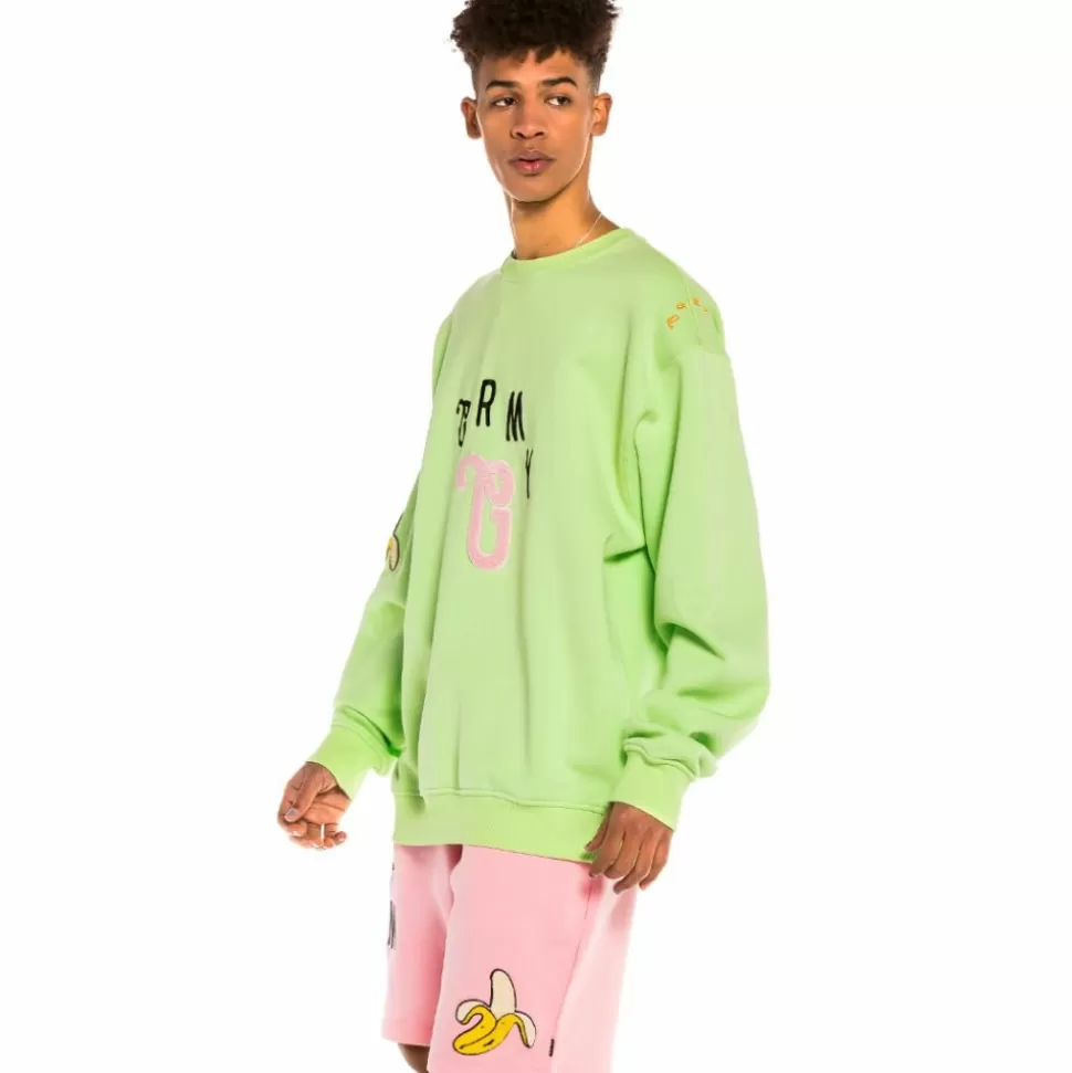 Outfits*Grimey Pack Short + Crewneck "Jungle Punch" - Green/Pink - Spring 22