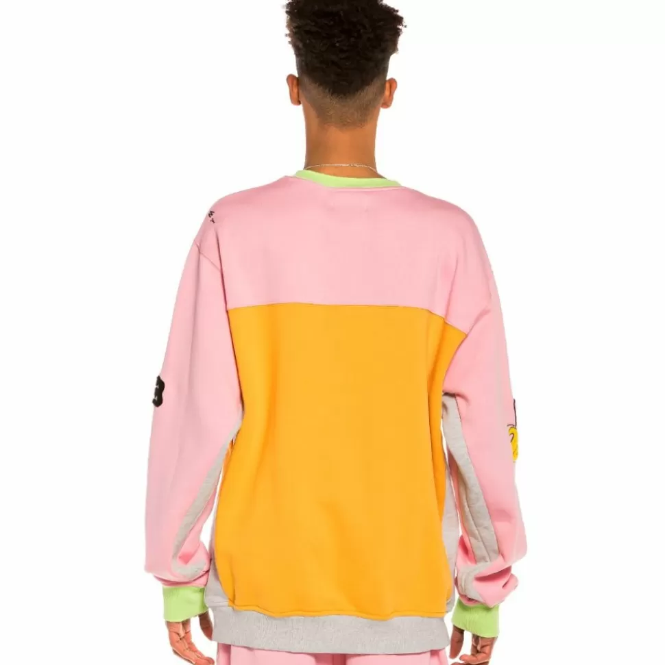 Outfits*Grimey Pack Short + Crewneck "Jungle Punch" - Pink - Spring 22