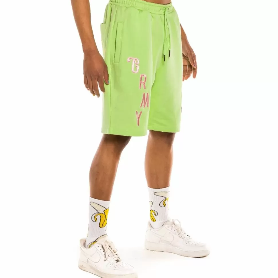 Outfits*Grimey Pack Short + Crewneck "Jungle Punch" - Pink/Green - Spring 22