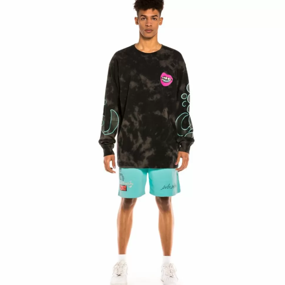 Outfits*Grimey Pack Short + Long Sleeve Shirt "Day Dreamer" - Blue/Black - Spring 22