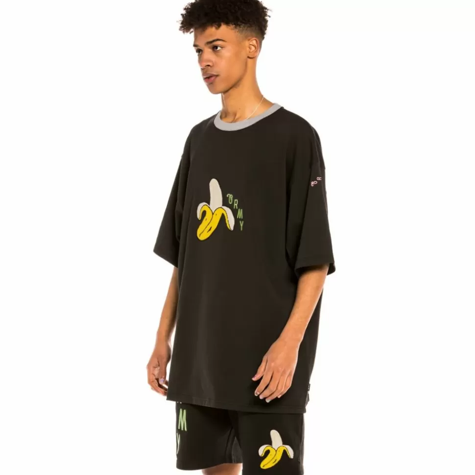 Outfits*Grimey Pack Short + Tee "Jungle Punch" - Black - Spring 22