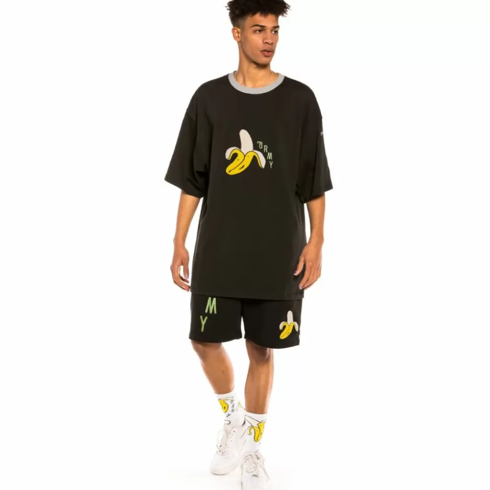 Outfits*Grimey Pack Short + Tee "Jungle Punch" - Black - Spring 22