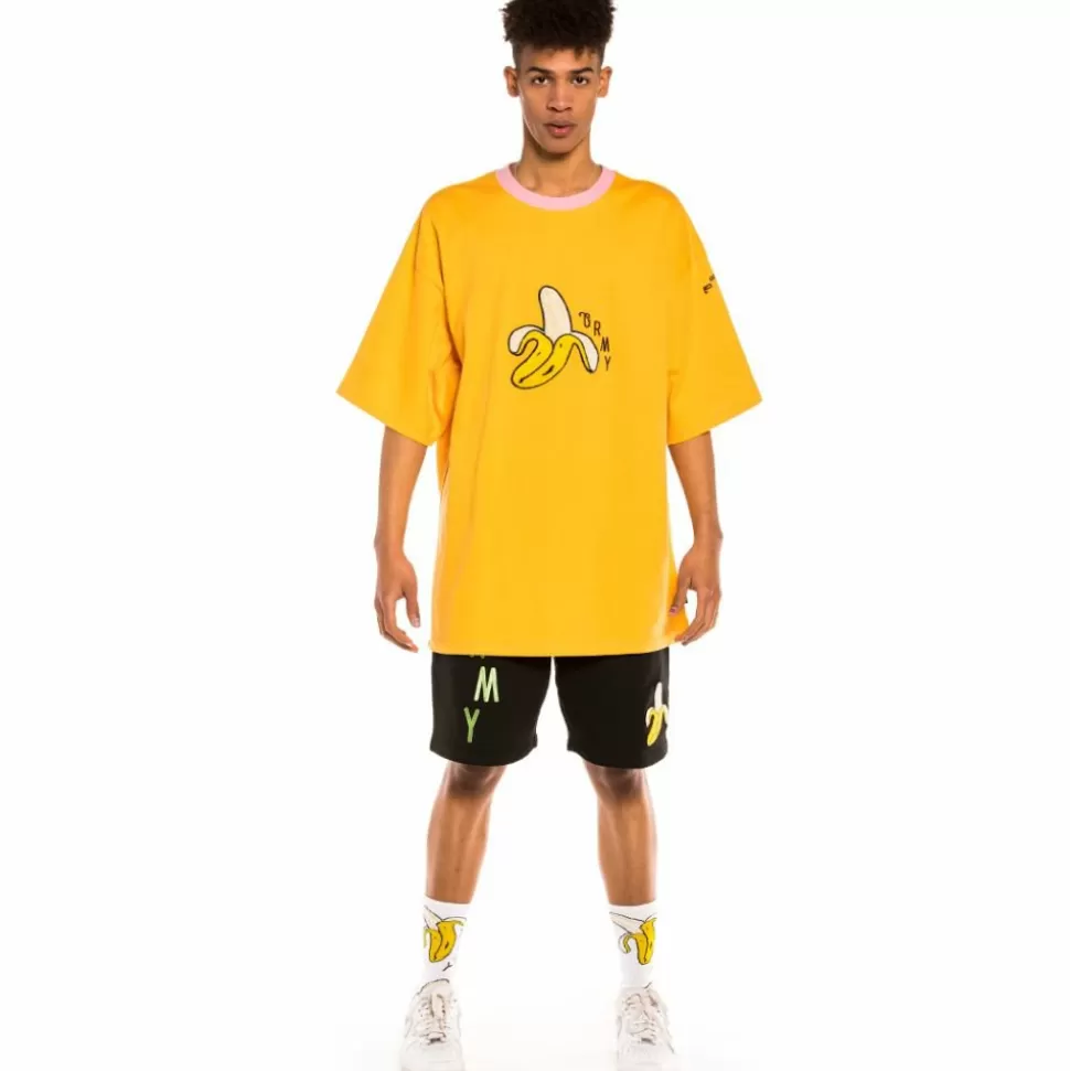 Outfits*Grimey Pack Short + Tee "Jungle Punch" - Black/Yellow - Spring 22